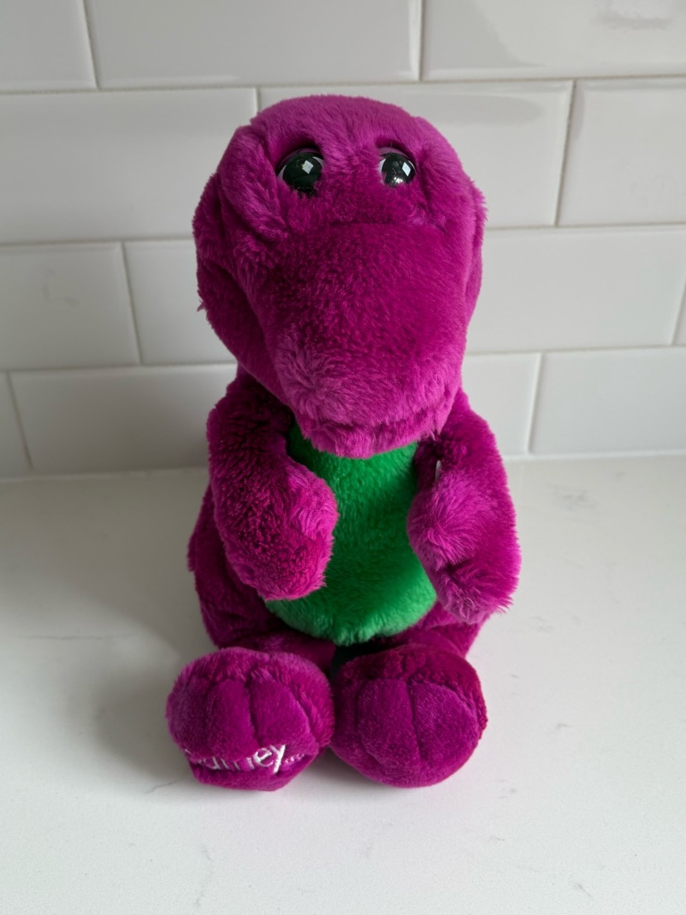 1992 Barney the Dinosaur plush